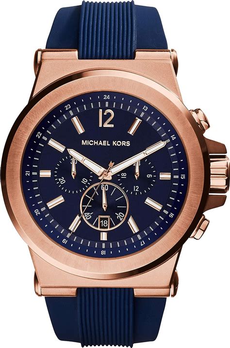 montre homme michael kors bleu|Michael Kors watch model nadja.